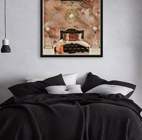 Rose Gold Bedroom by Antonella Eav