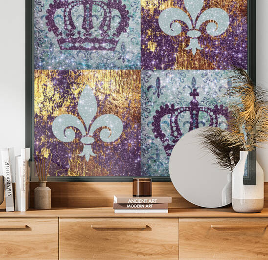 Fleur De Lis Crown  Reproduction