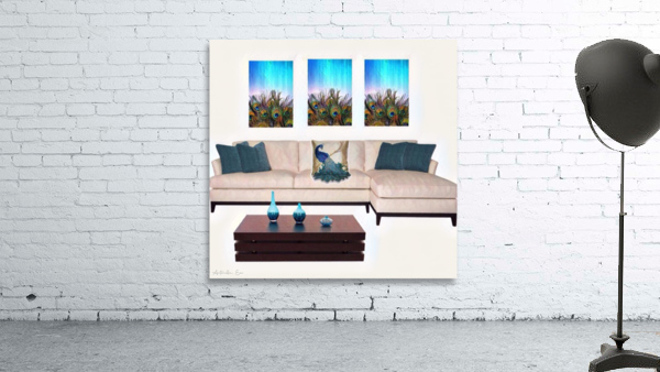 Peacock Sitting Room  Wall Preview