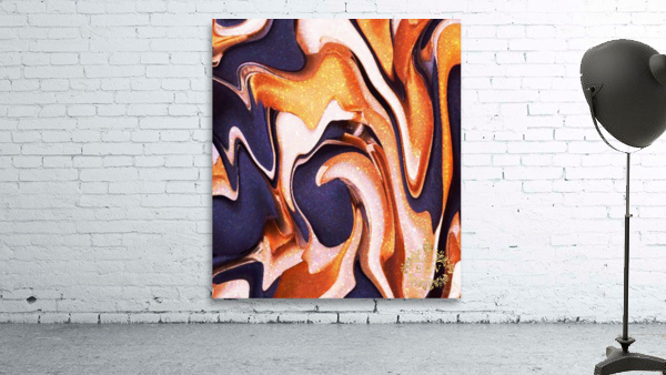 Blue Flames Wall Preview