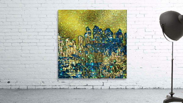 Gold Foil Abstract  Wall Preview