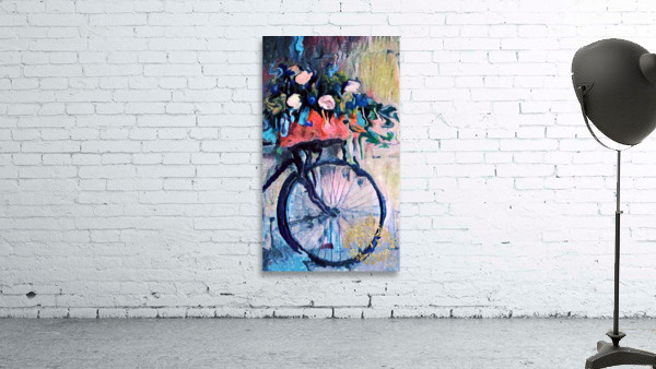 Flower Bike Wall Preview