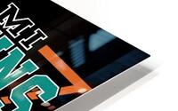 Retro Dolphins HD Metal print
