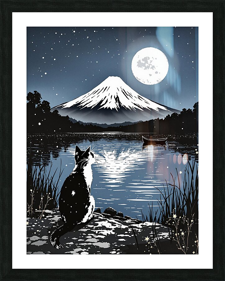 Moonlit Reflections Picture Frame print