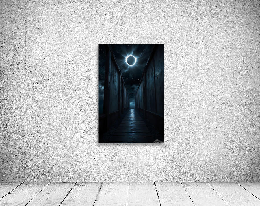 Moonlight Haunted Pathway  Wall Preview