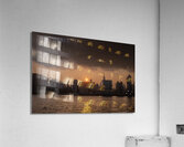 Golden Manhattan Sunset Acrylic Print
