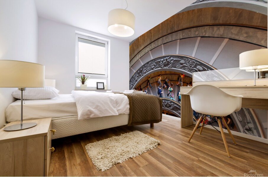 Spiraling Through Time - Vatican Museums Mural print