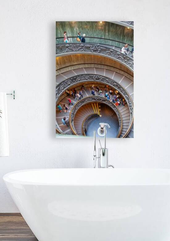 Spiraling Through Time - Vatican Museums by Cristian Recabarren