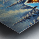 Forest Snowy Landscape Metal print