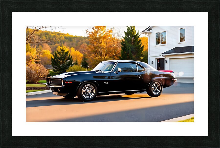 American Muscle car 1969 Picture Frame print