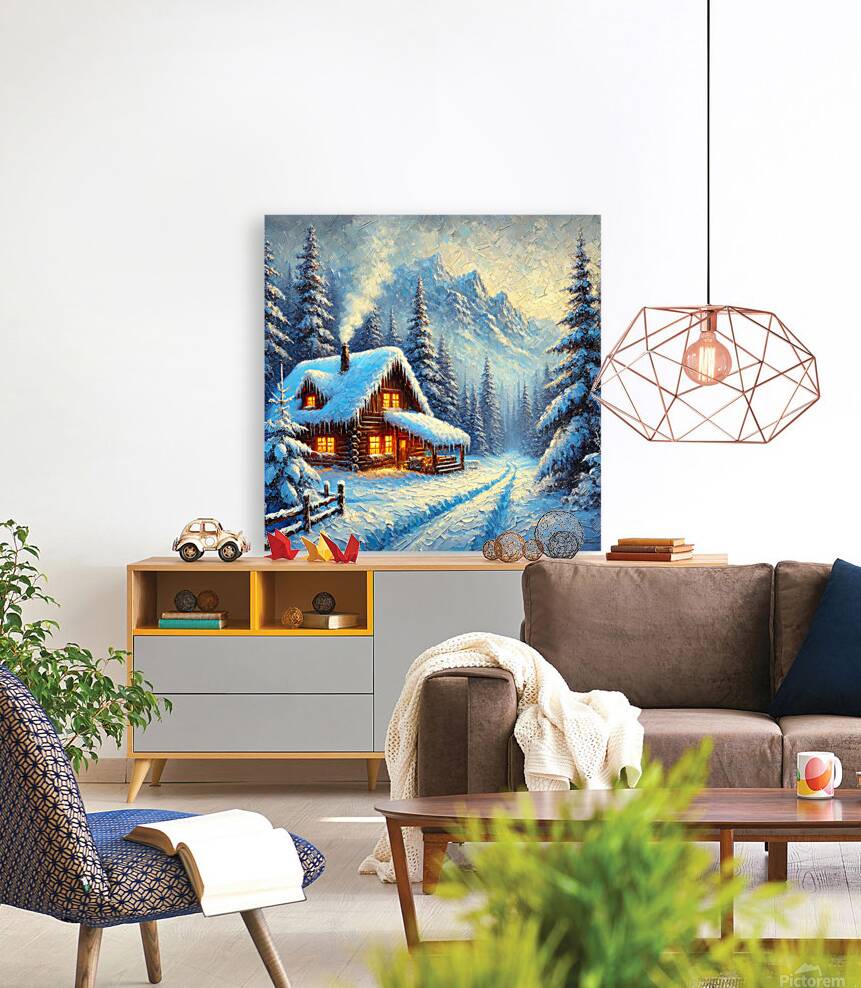 Forest Snowy Landscape Reproduction