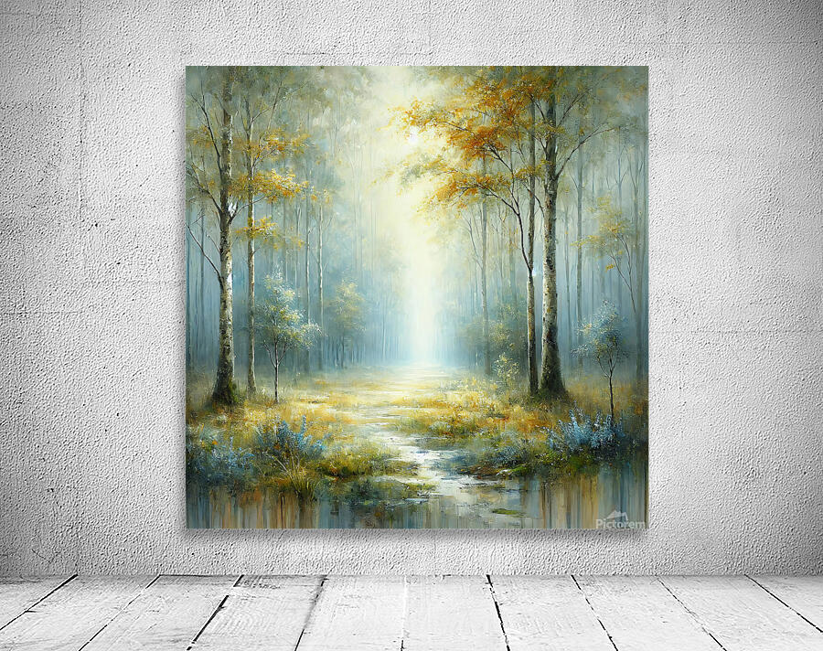 Large Abstract Landscape Oil Painting Wall Preview