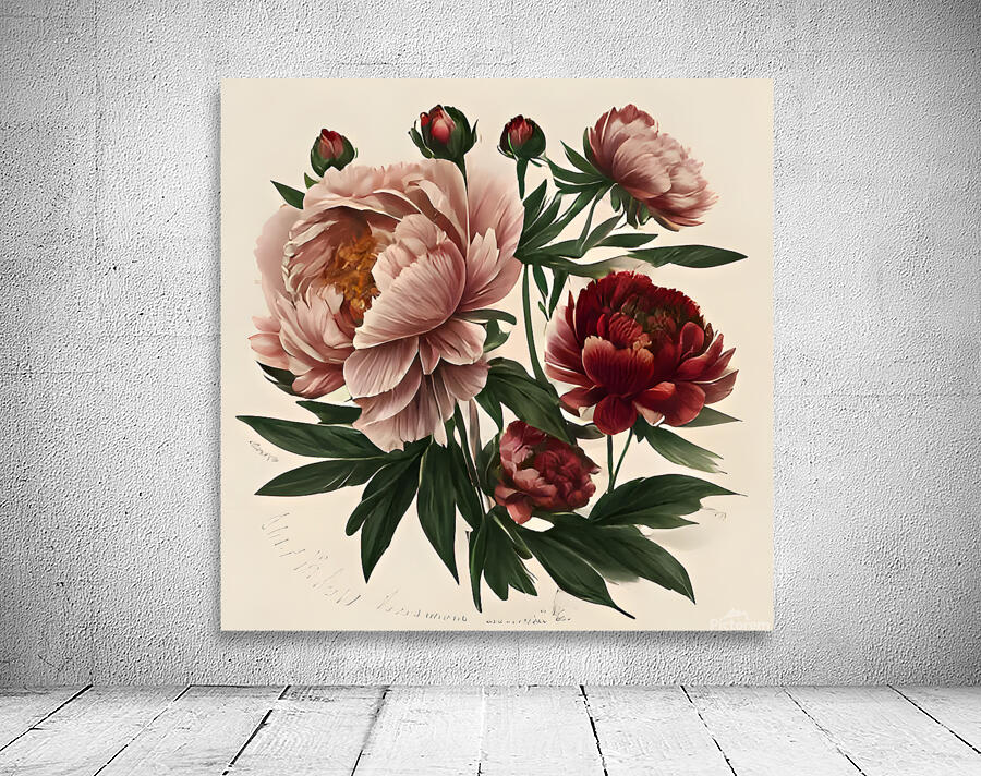 Floral Artwork Poster Botanical Print Wall Preview