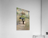 Lonely School Desk Acrylic Print