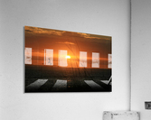 Sea Grass Sunset Acrylic Print