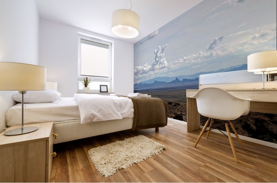 The Valley Below Mural print