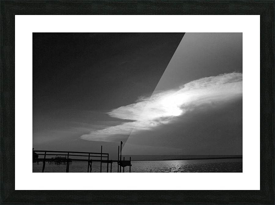 BW Stunning CLoud Sunset Picture Frame print