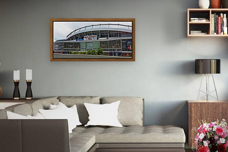Denver Bronco Stadium by Deb Colombo