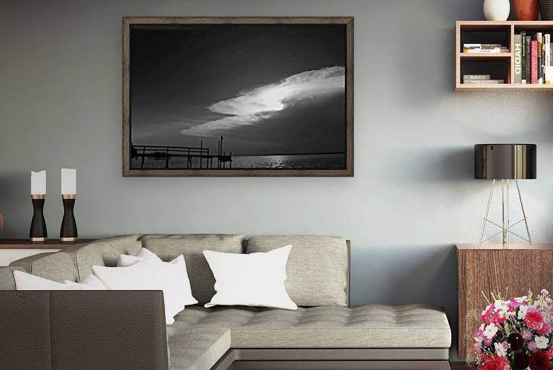 BW Stunning CLoud Sunset by Deb Colombo