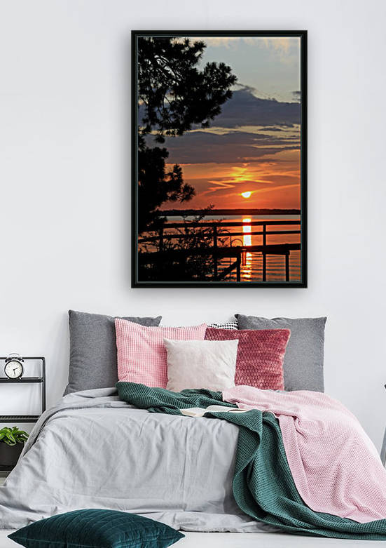 Sunset Reflection at the Dock by Deb Colombo