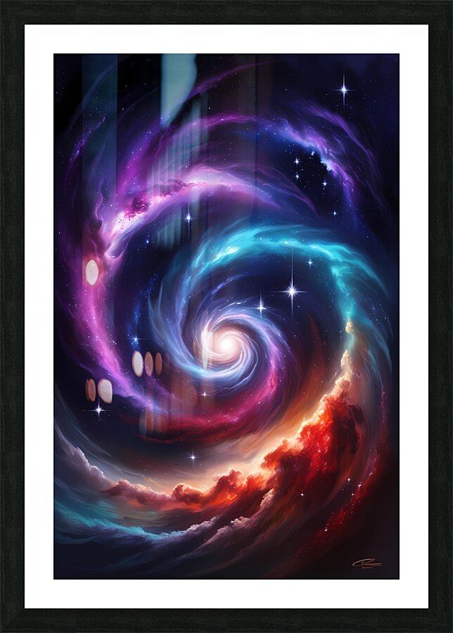 Cosmic Tapestry  Picture Frame print