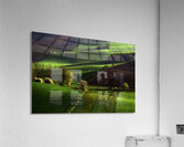 Between Green Waves Acrylic Print