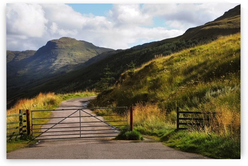 Gates. Rest and Be Thankful. Scotland by Jenny Rainbow