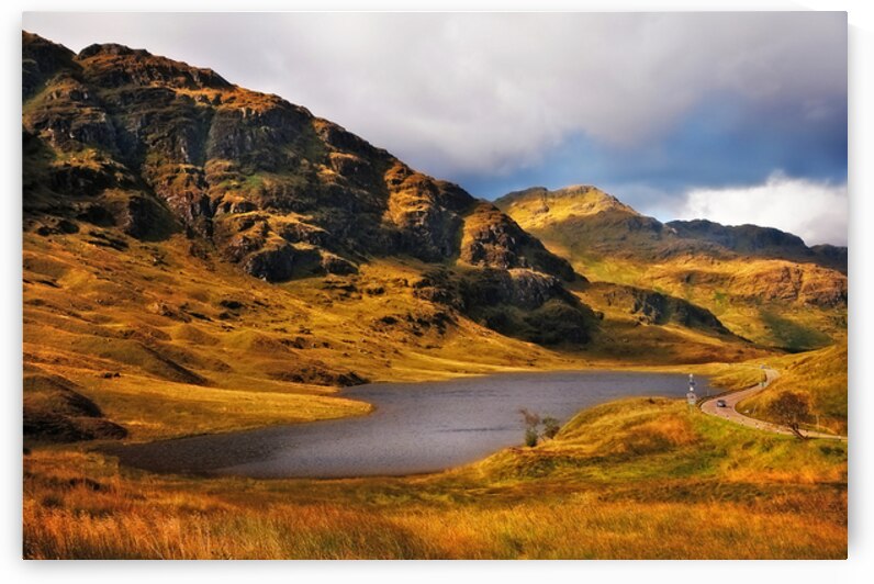 Loch Restil. Rest and Be Thankful Scotland by Jenny Rainbow