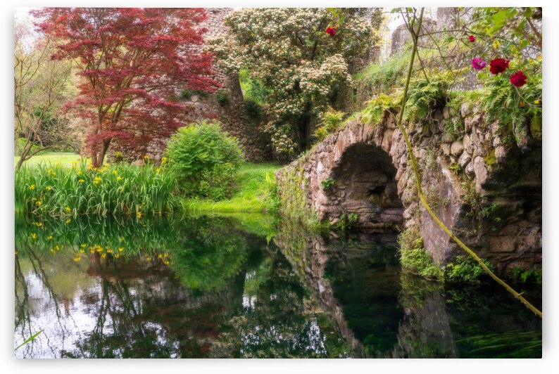 Italian Gardens - Romantic Garden of Ninfa 1 by Jenny Rainbow