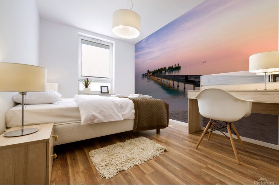 Into Pink Infinity  Mural print