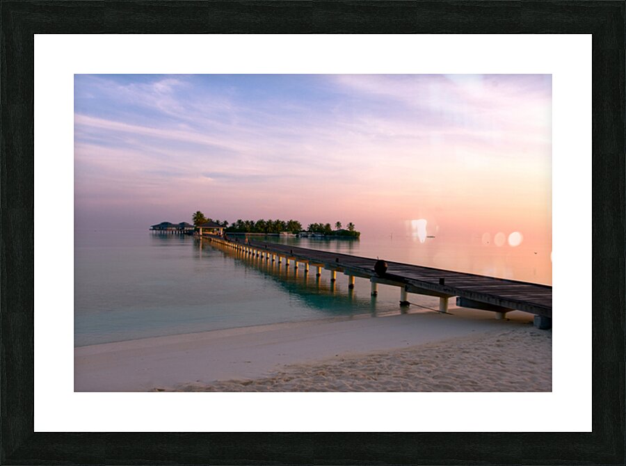 Into Pink Infinity  Picture Frame print