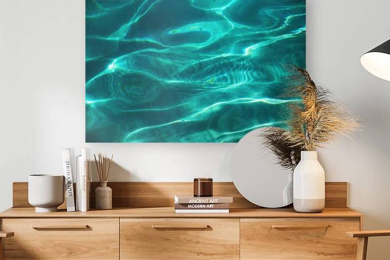 Crystal Clear Water. Blue Topaz by Jenny Rainbow