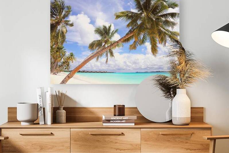 Whispering Palms. Maldives by Jenny Rainbow