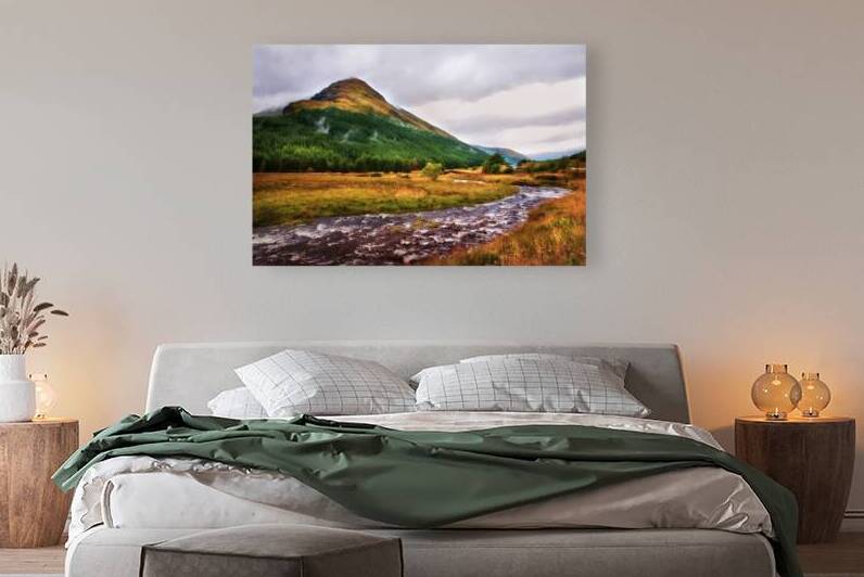 White Horses. Rest & Be Thankful River Kinglas. Scotland by Jenny Rainbow