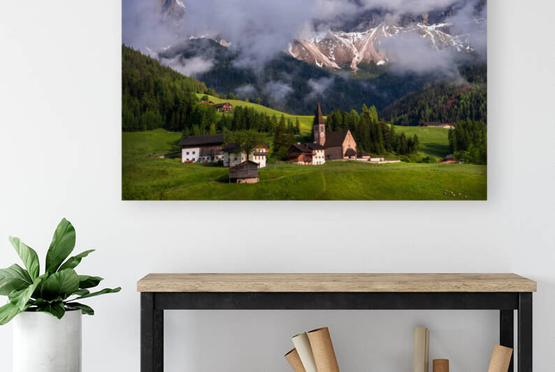 Santa Maddalena - Valley Val di Funes - Dolomites - Italy by Jenny Rainbow