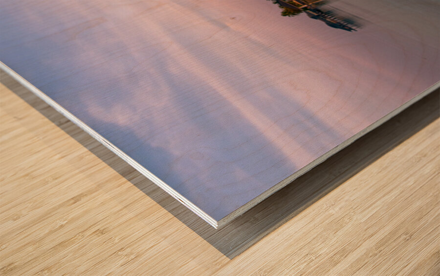 Into Pink Infinity  Wood print
