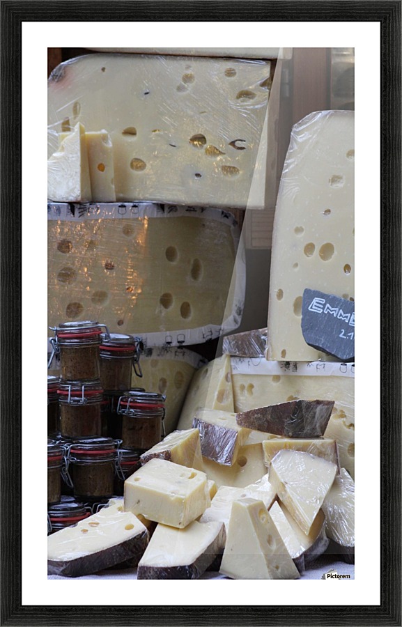 the big cheese Picture Frame print