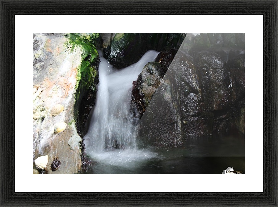 waterfall Picture Frame print