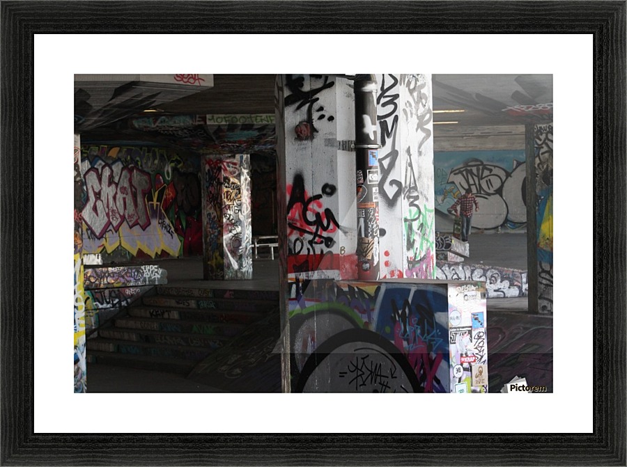 under world Picture Frame print