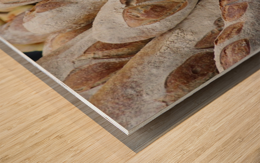 Stand straight Wood print