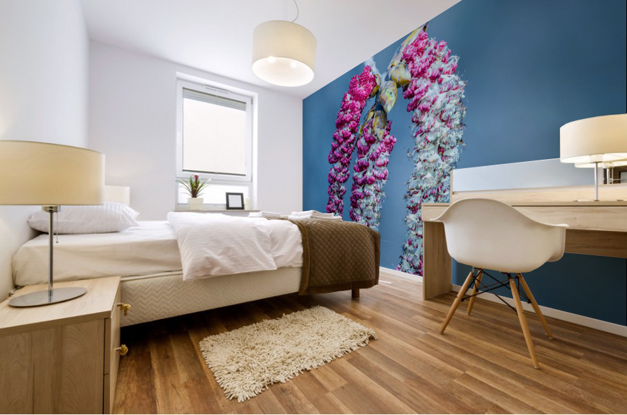 Poplar tree catkins Mural print