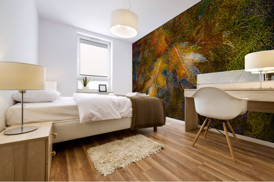 Oak Tree Leaves Mural print