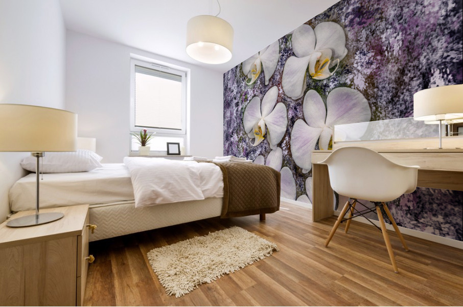 Stylish Orchids Mural print