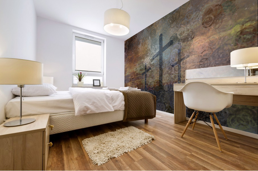 Three Crosses Mural print