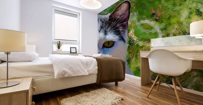 Simply Cat Mural print