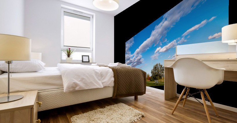 Scenic riverside  Mural print