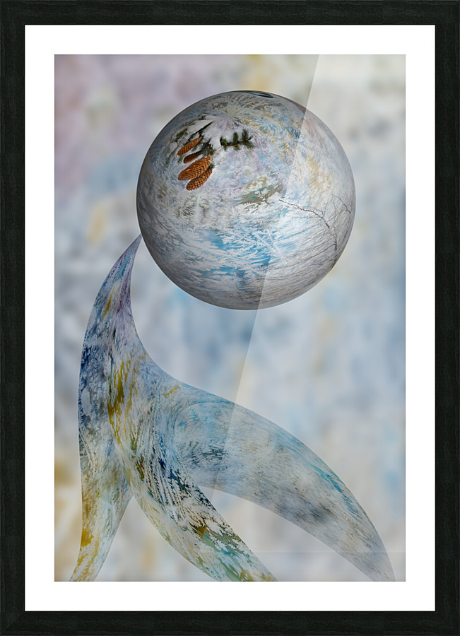 Abstract - Winter Colors Picture Frame print