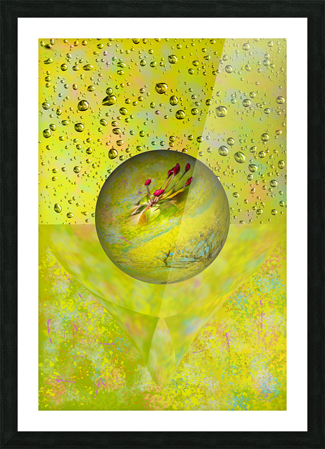 Abstract - Springtime Picture Frame print