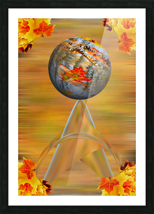 Abstract - Autumn Picture Frame print