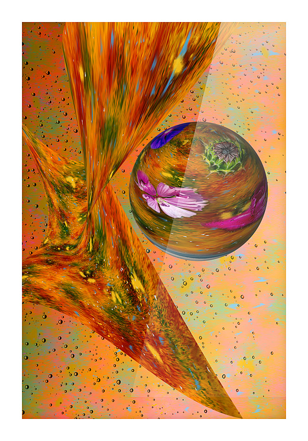 Abstract - Summer II Picture Frame print